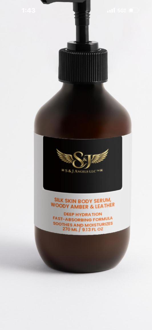 Silk Skin Body Serum, Woody Amber & Leather                           ❤️ Customer Favorite